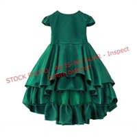 EverWeekend Sz 8T Red Poncho, 7T Green Dress