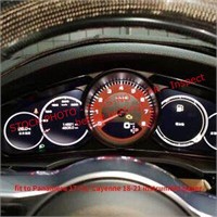 2pc Red Porsche Panamera/Cayenne Speedo Dials