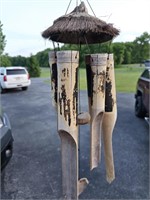 Vintage wood wind chimes