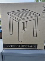 Outdoor Side Table New in Box