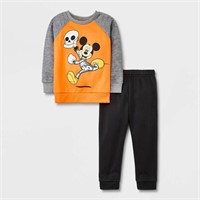 Toddler Boys' Mickey Mouse Top and Bottom Set -