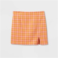 Girls' Notch-Front Skirt - art class Pink/Orange
