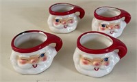 Japan Mini Winking Santa Clause Ceramic Mugs