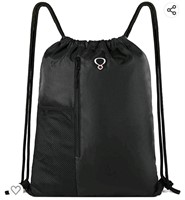 Lot of 12 Drawstring Backpack Sports Gym Bag