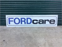 Original Ford Care Tin Sign