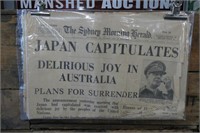 SMH dated 16 Aug 1945 Japan Capitulates