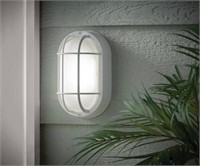 4- LED Outdoor Wall Lamp with Frosted Glass Shade