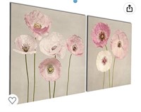 Gardenia Art - Pink Flowers Modern Canvas Wall