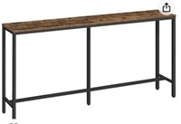 ALLOSWELL 63" Console Table, Narrow Sofa Table,