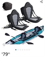 2 Pack of Kayak Seat Deluxe Padded Canoe Backrest