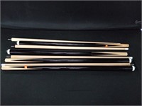 4 standard pool sticks