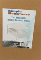 Simple Houseware Tall Stackable Basket Drawer,