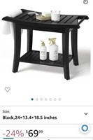Bamboo Shower Bench Inside Shower Stool with