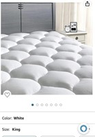 MASVIS King Mattress Pad Quilted Fitted Mattress