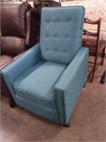 New reclining Blue cloth chair
