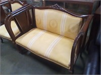 Rose wood empire bench