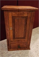Oak Stand single door and drawer