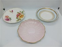 3 x Bone China Saucers (Please see pictures)