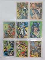 1966 TCG Batman Cards Lot of 8 (Black Bat)