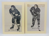 1960s Beehive Hockey Photos x2 Lot 3