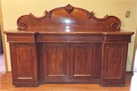 Vintage 2-Piece Buffet With 3 Drawers And Locking
