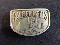 Raleigh Lights Truck Belt Buckle