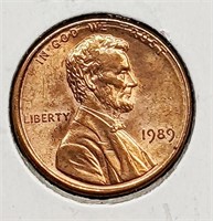 1989 USA Lincoln Cent - Die Shift in "Trust"