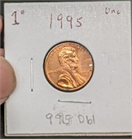 1995 USA Lincoln Cent - Double "995"