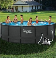 15 ft. Round 48 in. D Elite Metal Frame Pool