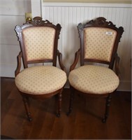 Victorian Chairs Padded 2