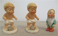 (3) Goebel figurines. Children are number 1030-09