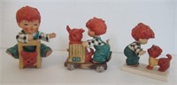 (3) Goebel figurines from 1958, Atta boy, The