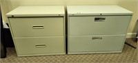 2 LATERAL FILING CABINETS 2 DRAWER