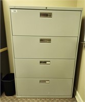 HON 4 DRAWER LATERAL FILING CABINET