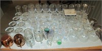 Clear glasses, shot glasses, made in India coffee