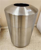 BRUSHED STAINLESS WASTE CAN