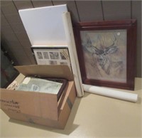 Picture frames, Home Interior deer picture,