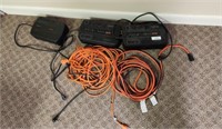 EXTENSION CORDS AND BATTERY BACK UPS
