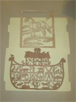 Noah's Ark scroll saw decoration and scroll saw