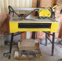 24" Bridge tile saw by QEP with hand held tile