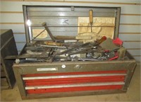 Craftsman hand held tool box with contents.