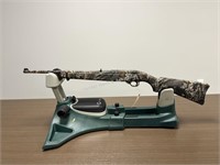 Ruger 22 semi auto rifle with Mossy camo stock