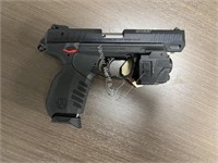 Ruger SR 22 P 22LR handgun with Senseray light