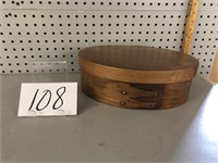 OVAL WOOD CONTAINER