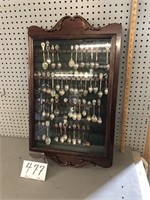 COLLECTOR SPOONS AND CASE
