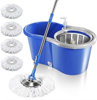 ZNM SPIN MOP & BUCKET 51.6IN HANDLE