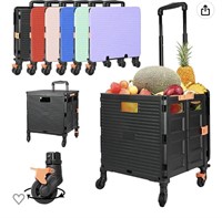 SELORSS FOLDABLE UTILITY CART ROLLING CRATE