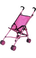 DOLL STROLLER 
PINK AND BLACK
CLICK AND PLAY