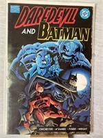 Marvel, DC daredevil and Batman comic book