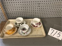 CUPS AND SAUCERS - ROYAL ALBERT